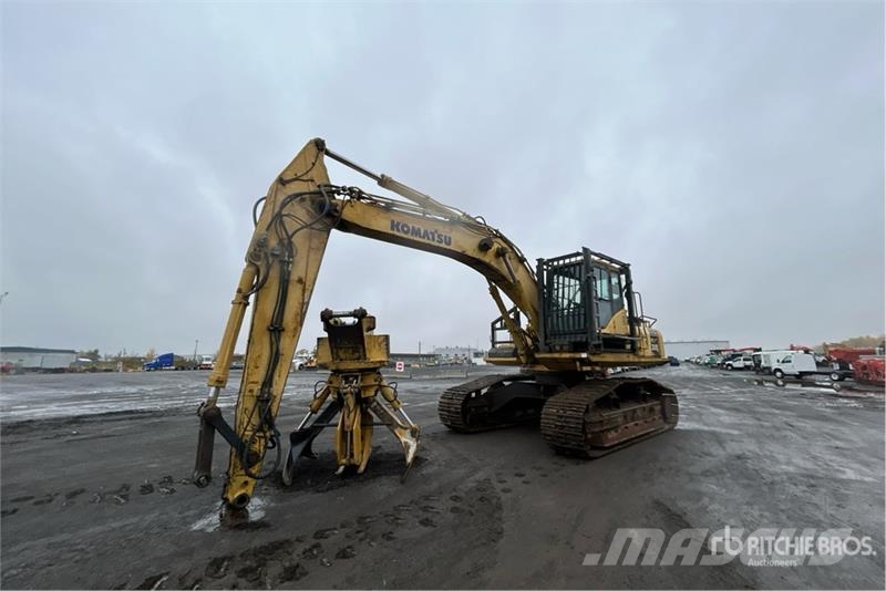 Komatsu PC300LL-7L Log Loader Gelenkausleger Lader