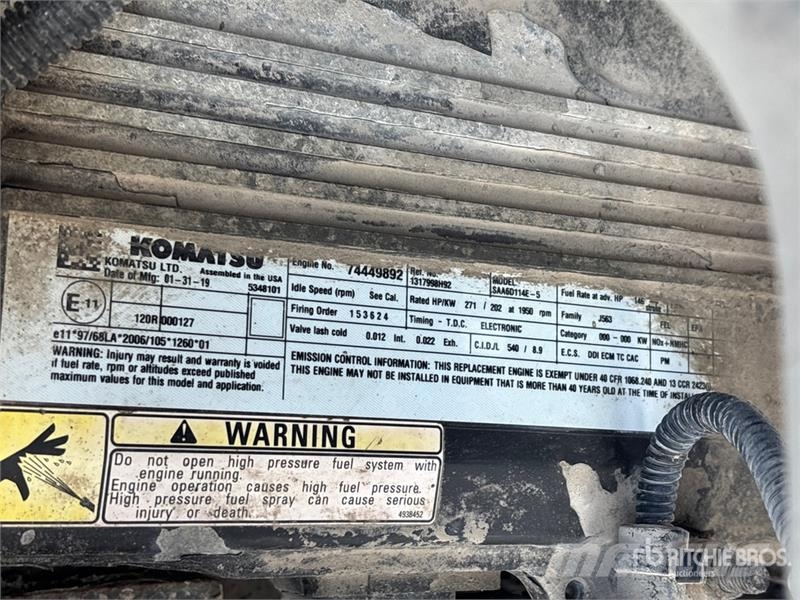 Komatsu PC360LC-10 Tracked Excavator Roomikekskavaatorid