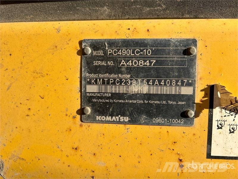 Komatsu PC490LC-10 Crawler excavators
