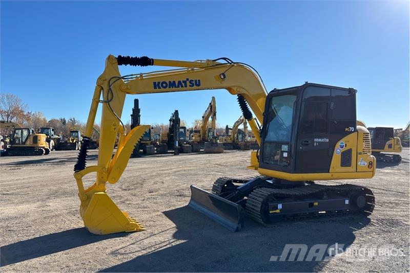 Komatsu PC70-8 Tracked Excavator Bageri gusjeničari