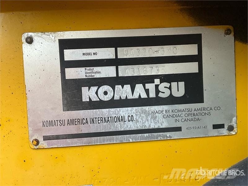 Komatsu WA320-3MC Wheel Loader Kolesni nakladalci