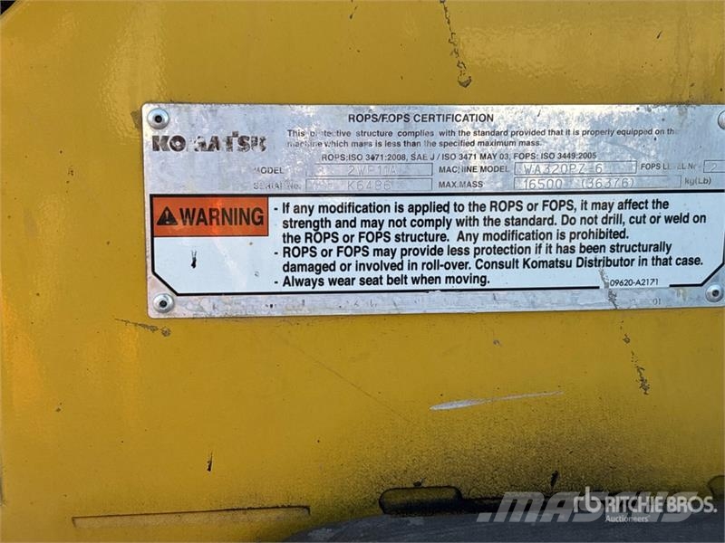 Komatsu WA320PZ-6 Wheel Loader Radlader