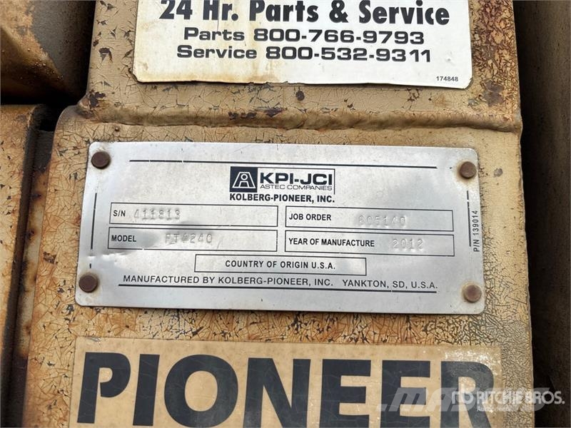 KPI-JCI FT4240 Tracked Screen Plant Sorteringsverk