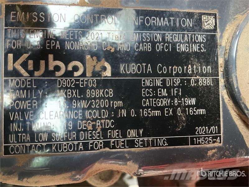 Kubota BX23S 4WD Utility Tractor جرارات مدمجة