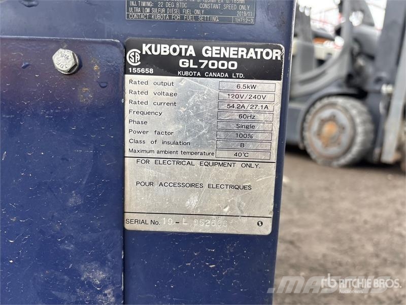 Kubota GL7000 Diiselgeneraatorid