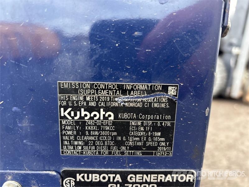 Kubota GL7000 Diiselgeneraatorid