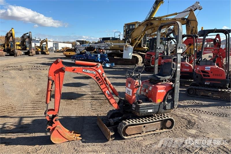 Kubota K008-3 حفارات صغيرة أقل من 7 طن (حفارات صغيرة)