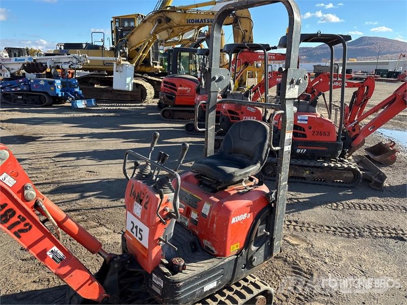 Kubota K008-3 حفارات صغيرة أقل من 7 طن (حفارات صغيرة)