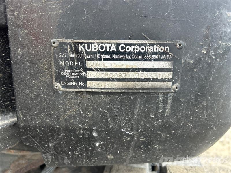 Kubota K008-3 Mini excavators < 7t