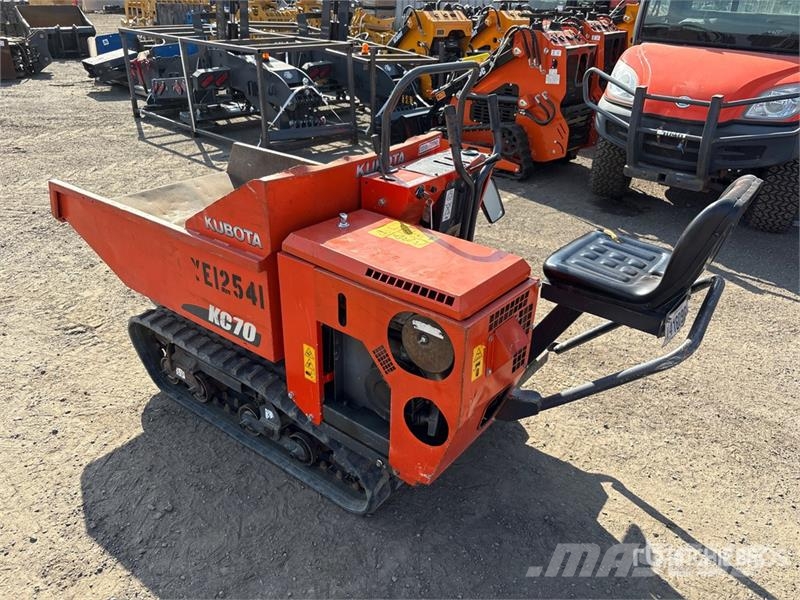 Kubota KC70 0.7 t Mini Crawler Dumper Site dumpers
