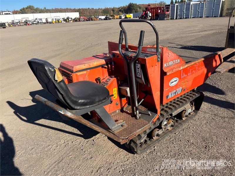 Kubota KC70 Mini Crawler Dumper Ne cestni demperji