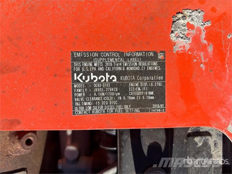 Kubota KC70 Mini Crawler Dumper Ne cestni demperji