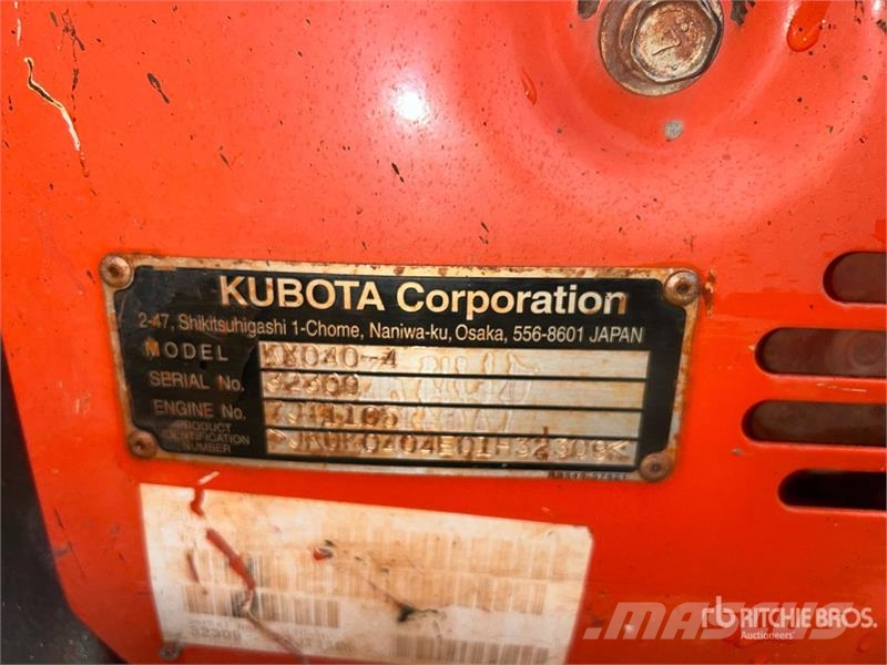 Kubota KX040-4 Мини-экскаваторы