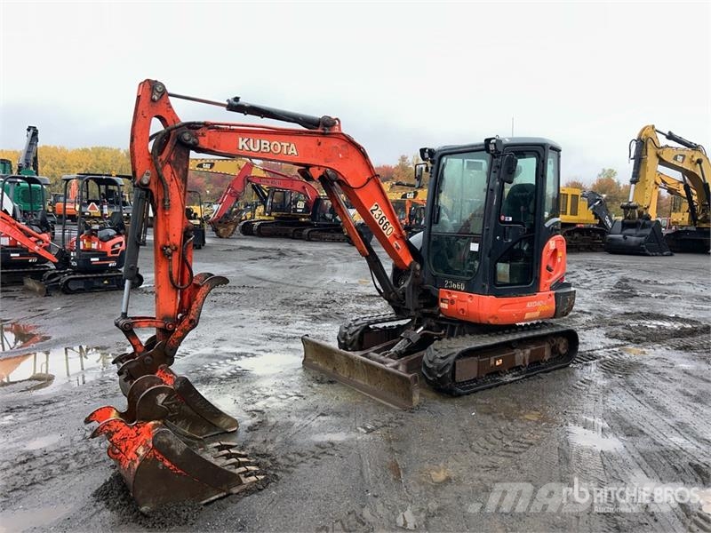 Kubota KX040-4 Мини-экскаваторы