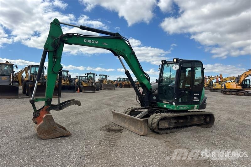 Kubota KX080-4 Tracked Excavator Rupsgraafmachines