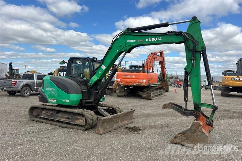 Kubota KX080-4 Tracked Excavator Rupsgraafmachines