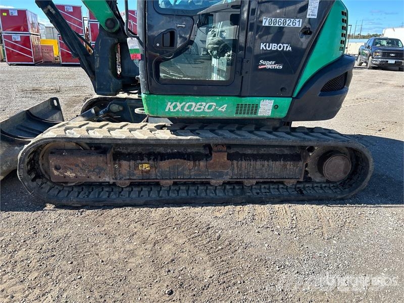 Kubota KX080-4S Tracked Excavator Crawler excavators