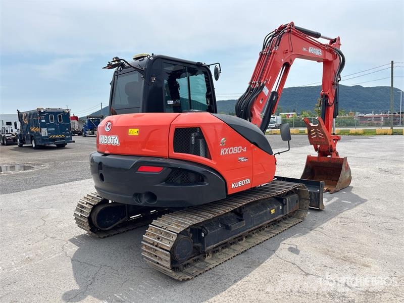 Kubota KX080-8 Tracked Excavator Rupsgraafmachines