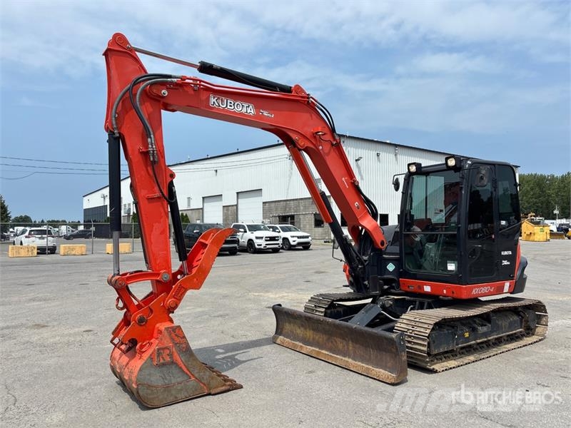 Kubota KX080-8 Tracked Excavator Rupsgraafmachines