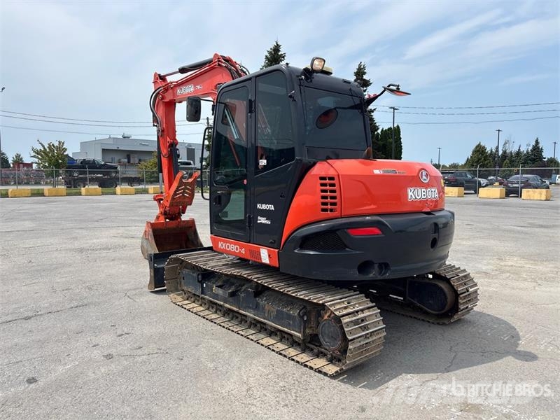 Kubota KX080-8 Tracked Excavator Rupsgraafmachines
