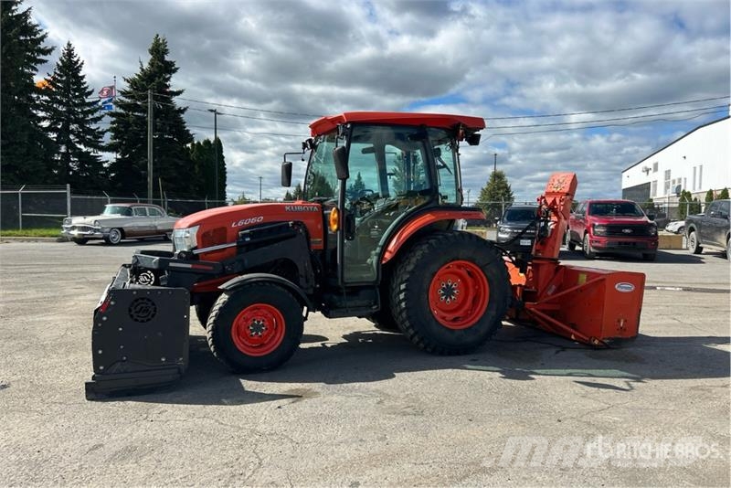 Kubota L6060D 4WD Utility Tractor Micro tracteur