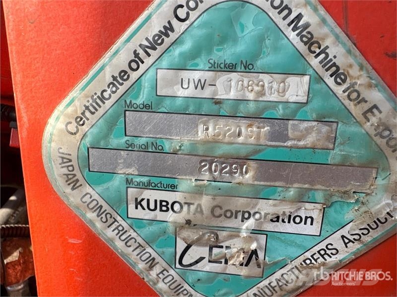 Kubota R520S Kolové nakladače