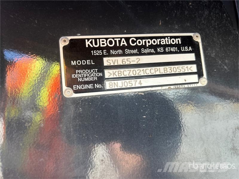 Kubota SVL65-2 High Flow Compact Track Loader Kompaktlaadurid