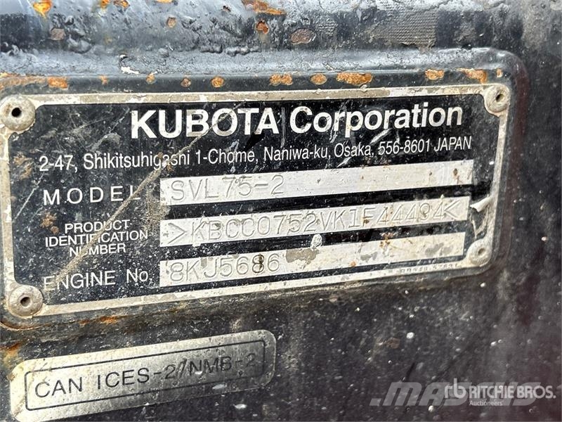 Kubota SVL75-2 Kompaktrakodók