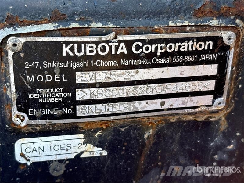 Kubota SVL75-2 لوادر انزلاقية التوجيه