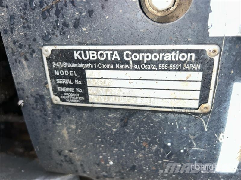 Kubota U17 Мини-экскаваторы