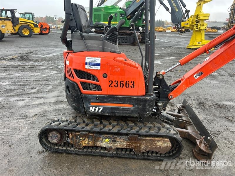 Kubota U17 Мини-экскаваторы