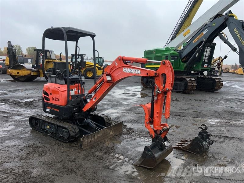 Kubota U17 Мини-экскаваторы