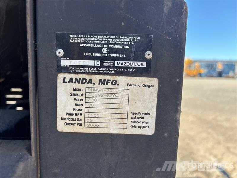 Landa PHWS4-20021A Pressure Washer Máquinas ligeiras de lavagem a pressão