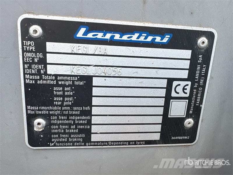Landini Mythos 110 4WD Tractor Trattori