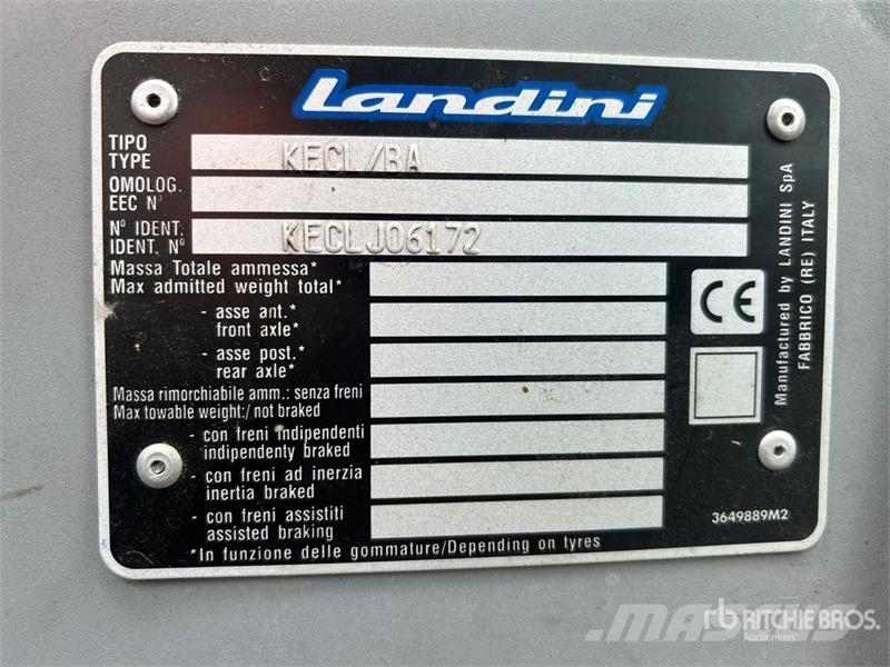Landini Mythos 90 Deltafive 4WD Tractor Traktoren