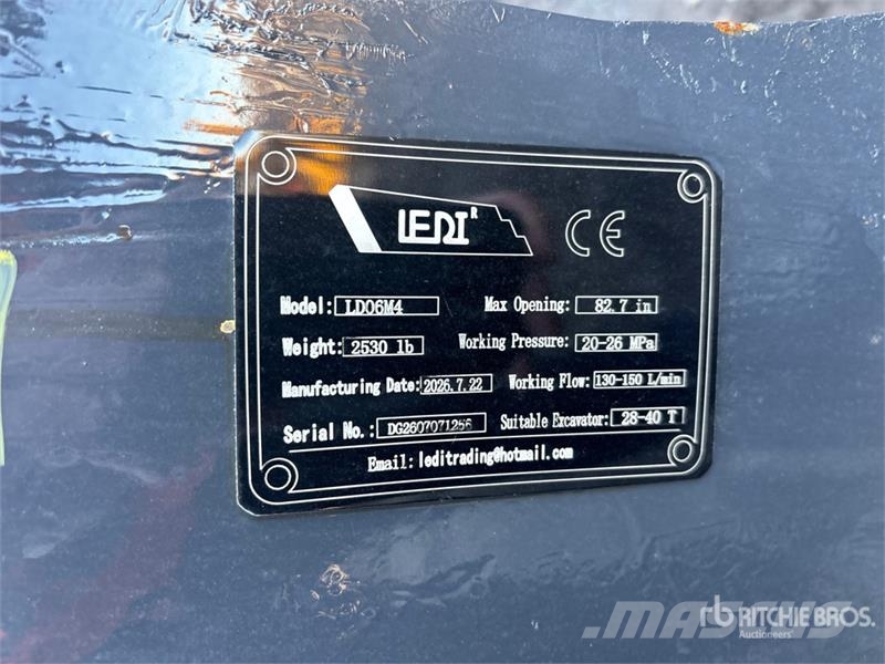  LEDI DG06M4LSFS90-300-400J 82 in Demolition Grappl Pinze