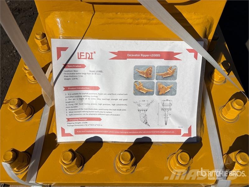 LEDI DG300SQFGHS100*90-384-528 Excavator Ripper - Скарифікатори