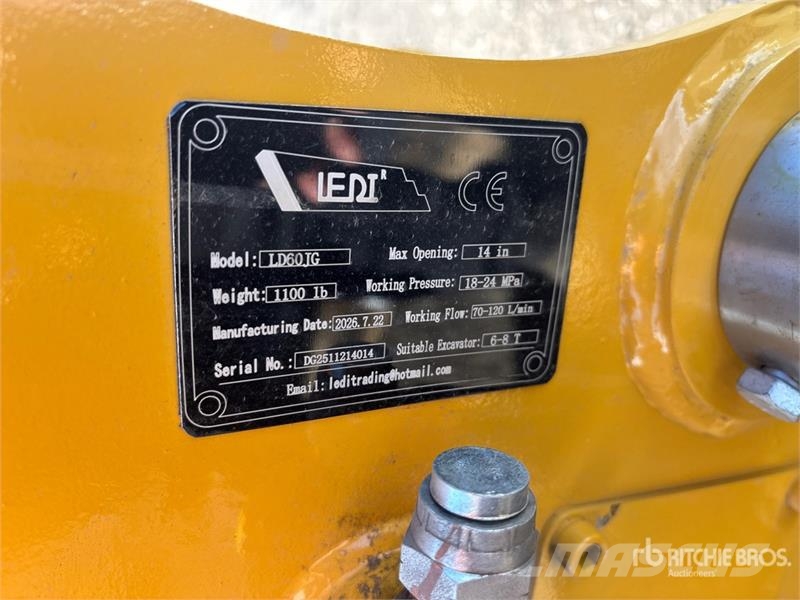  LEDI DG60JGDH50-200-310 14 in Rotating Demolition  Shears