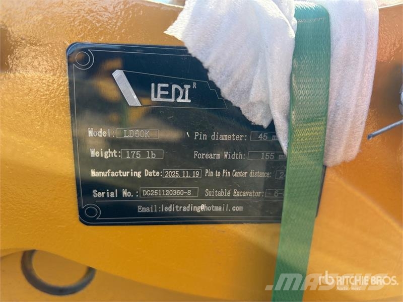  LEDI DG60KYBS45-155-249*301 Hydraulic Excavator Co موصلات سريعة