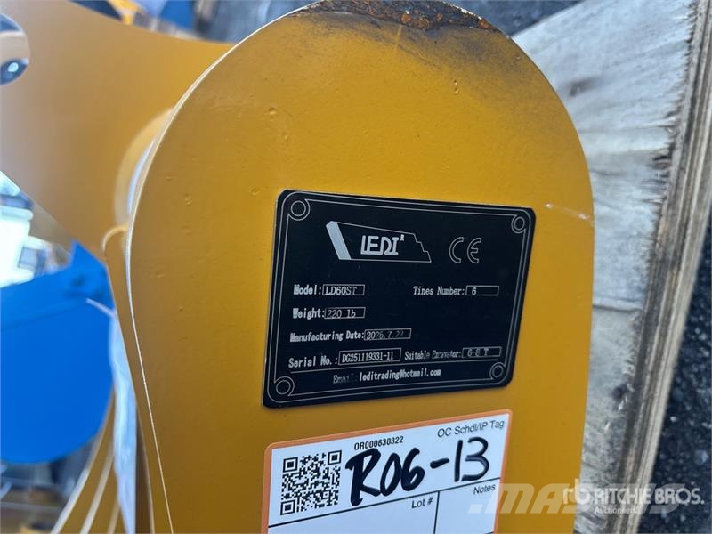  LEDI DG60STS50-200-310 34 in Excavator Rake - Fits مكابس وميبسات التبن