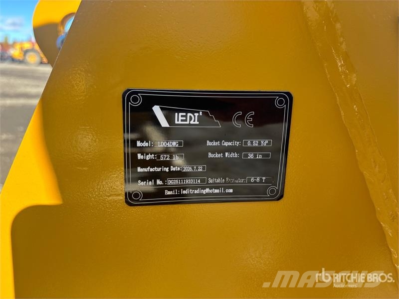 LEDI LD04DWG 36 in Skeleton Excavator Bucket - Fit Schaufeln