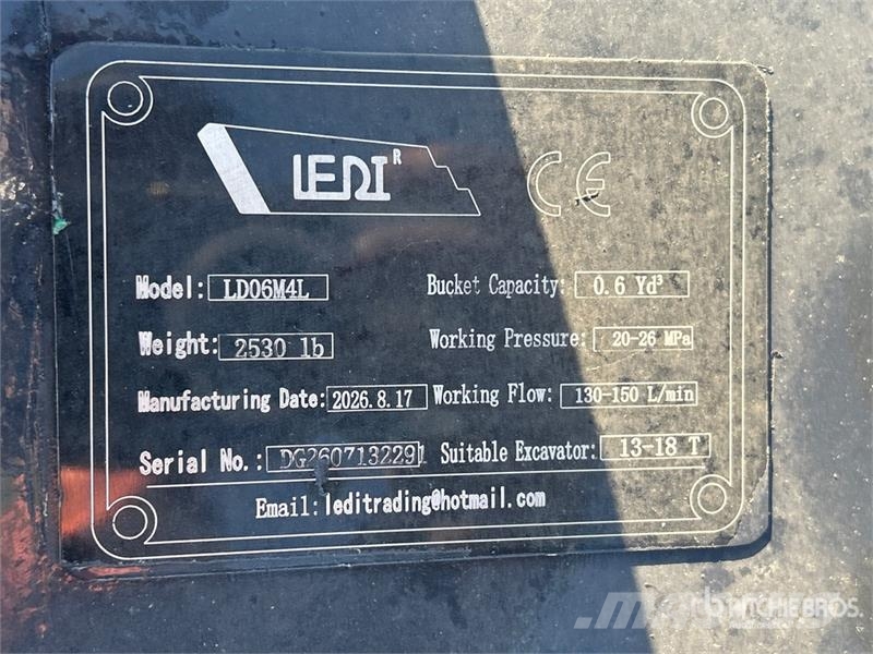  LEDI LD06M4LDXS 90 in Demolition Grapple (Unused) Pinze