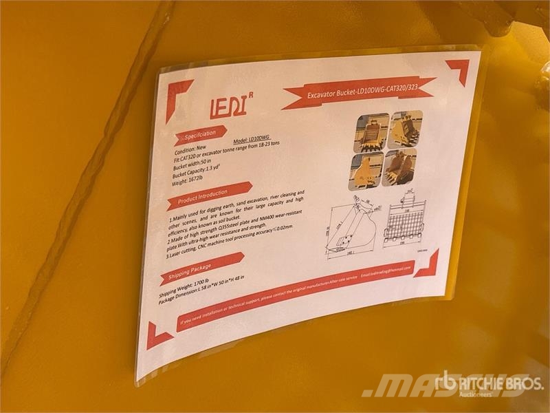 LEDI LD10DWG 48 in Skeleton Excavator Bucket (Unus Kanalak