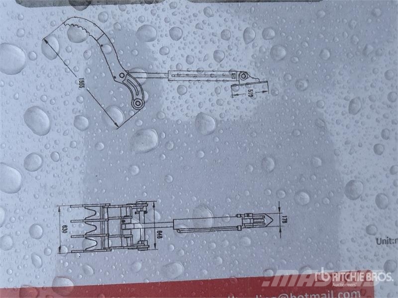  LEDI LD135MZJ 24 in Hydraulic Excavator Thumb (Unu دلاء