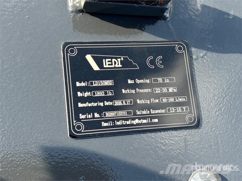  LEDI LD150MBD 67 in Rotating Excavator Grapple (Un Pinze
