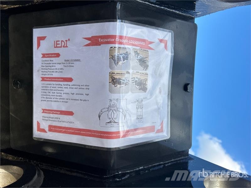  LEDI LD150MD 67 in Rotating Excavator Grapple (Unu Pinze