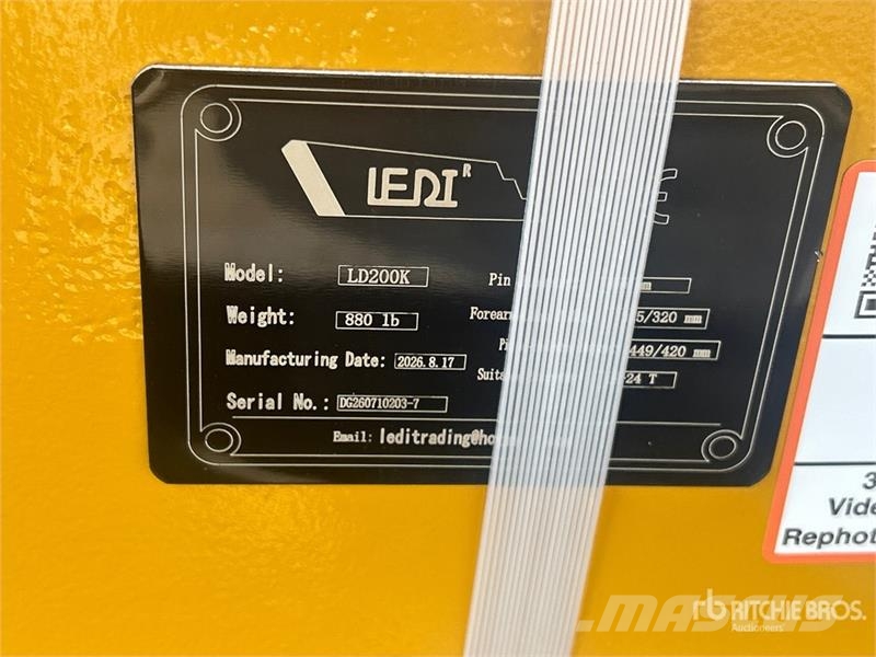 LEDI LD200KY Hydraulic Excavator Coupler (Unused) Brze spojke