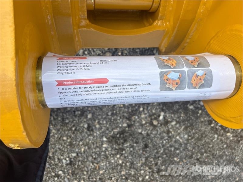 LEDI LD200KY Hydraulic Excavator Coupler (Unused) Brze spojke