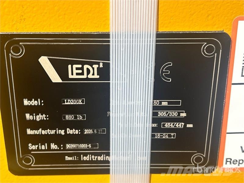 LEDI LD200KY Hydraulic Excavator Coupler (Unused) Brze spojke