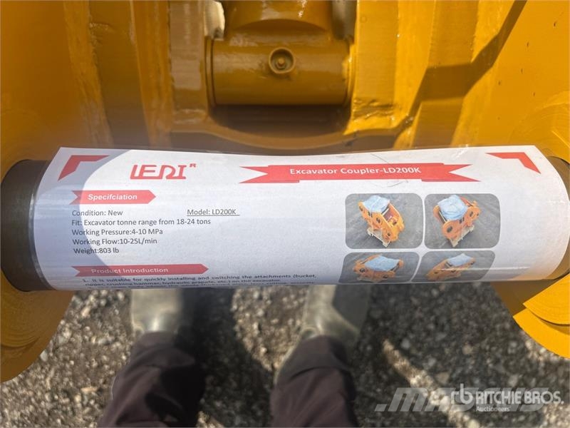 LEDI LD200KY Hydraulic Excavator Coupler (Unused) Brze spojke